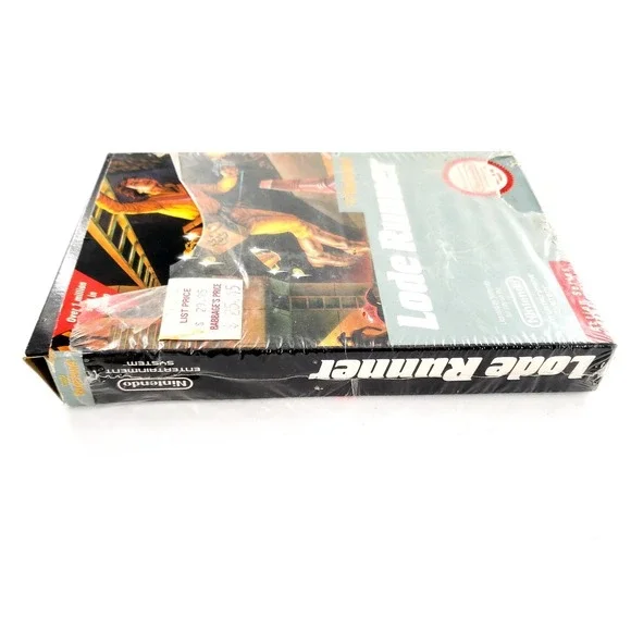 Lode Runner Nintendo NES Authentic 5-Screw Complete Unpunched Tested & Works